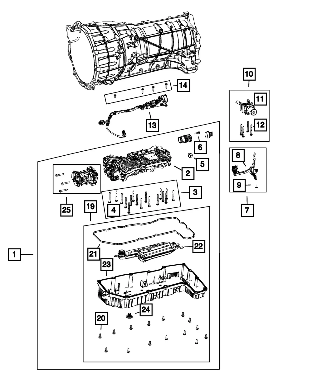 Wiring Harness Screw Kit - Mopar (68730090AA)