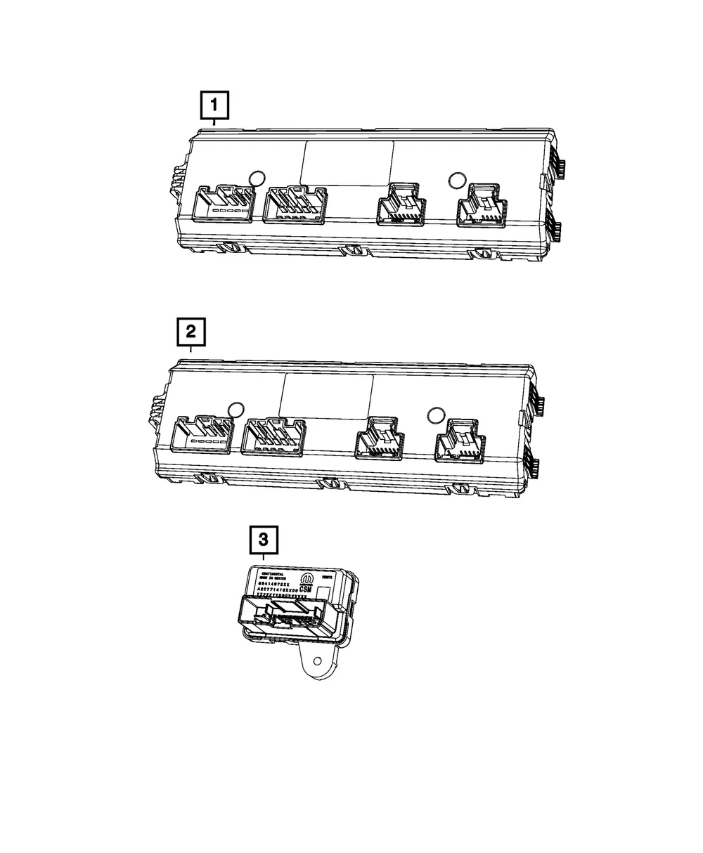 Seat Memory Module - Mopar (68738981AA)