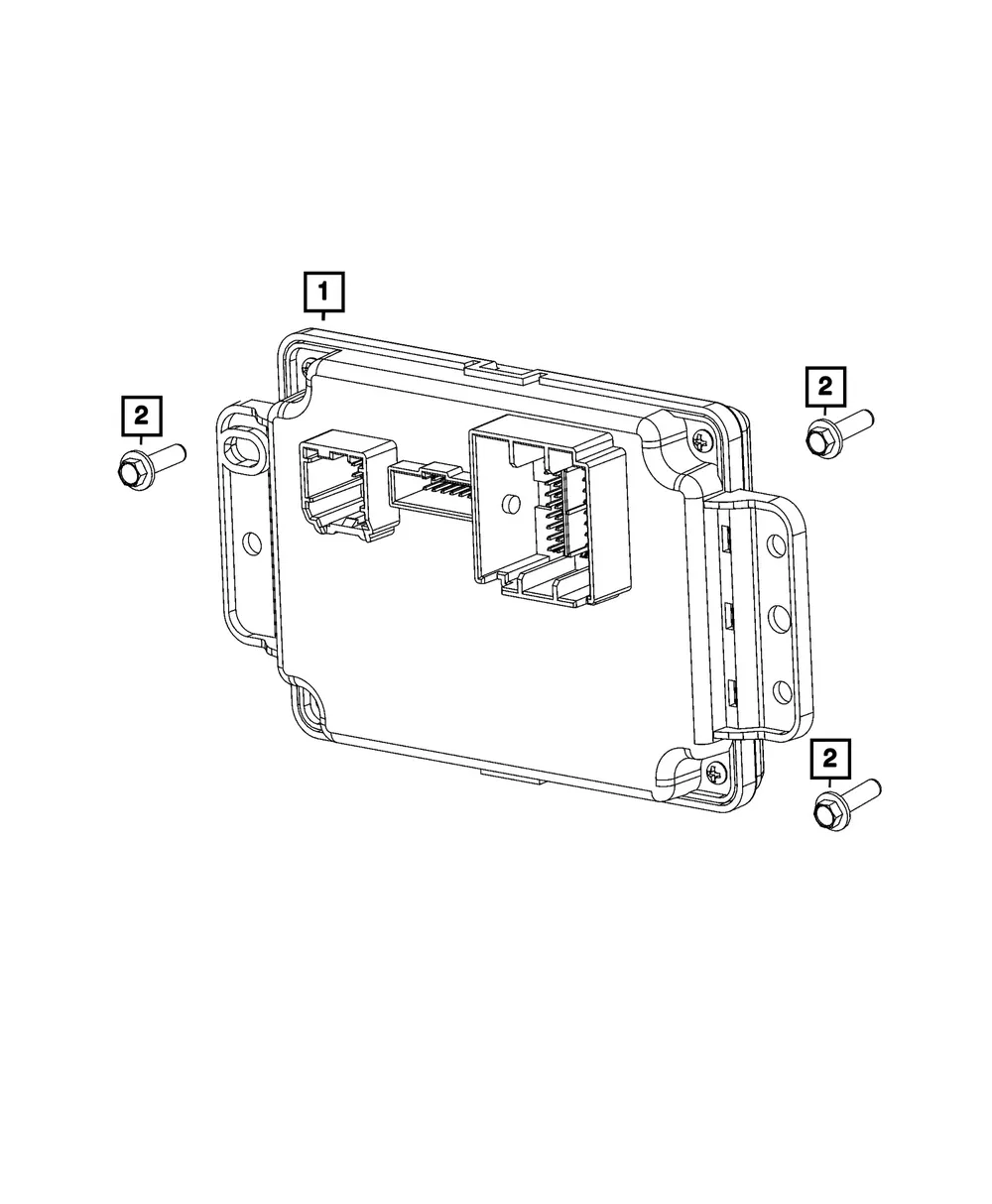 A/C And Heater Module - Mopar (68763767AA)