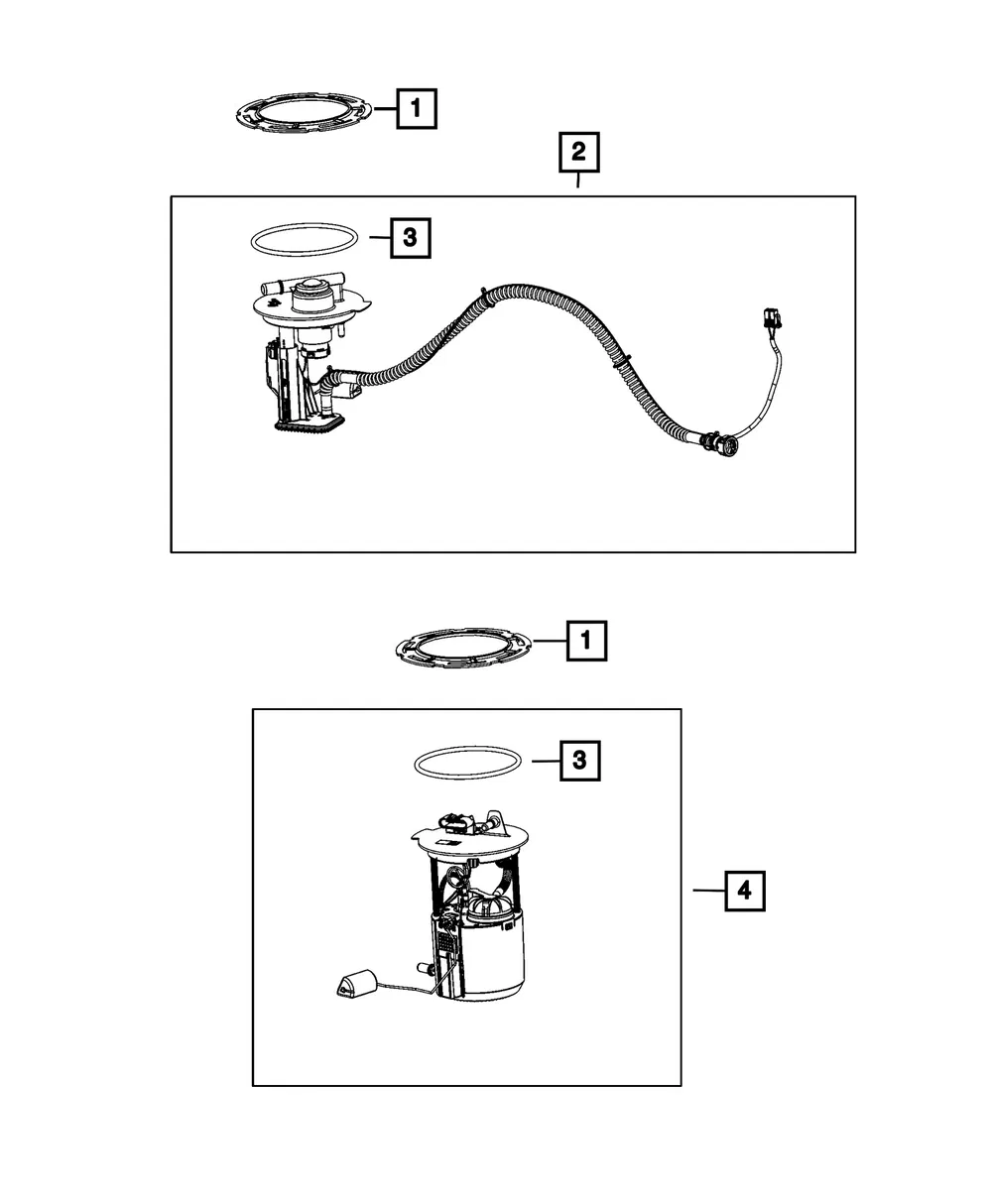 Fuel Pump/Level Unit Module Kit - Mopar (68767633AA)