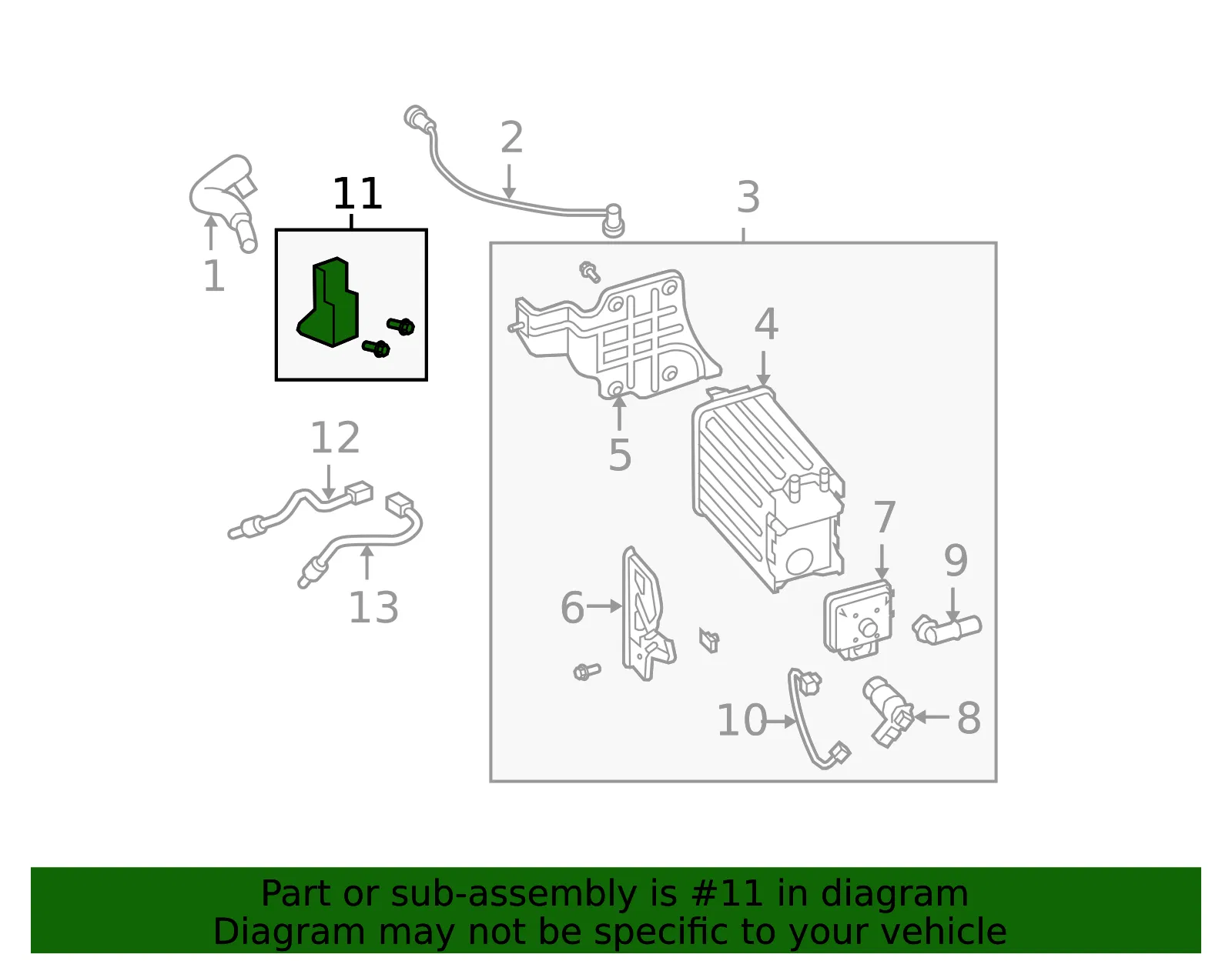 Throttle Position Sensor - Ford (6L2Z-9B989-C)