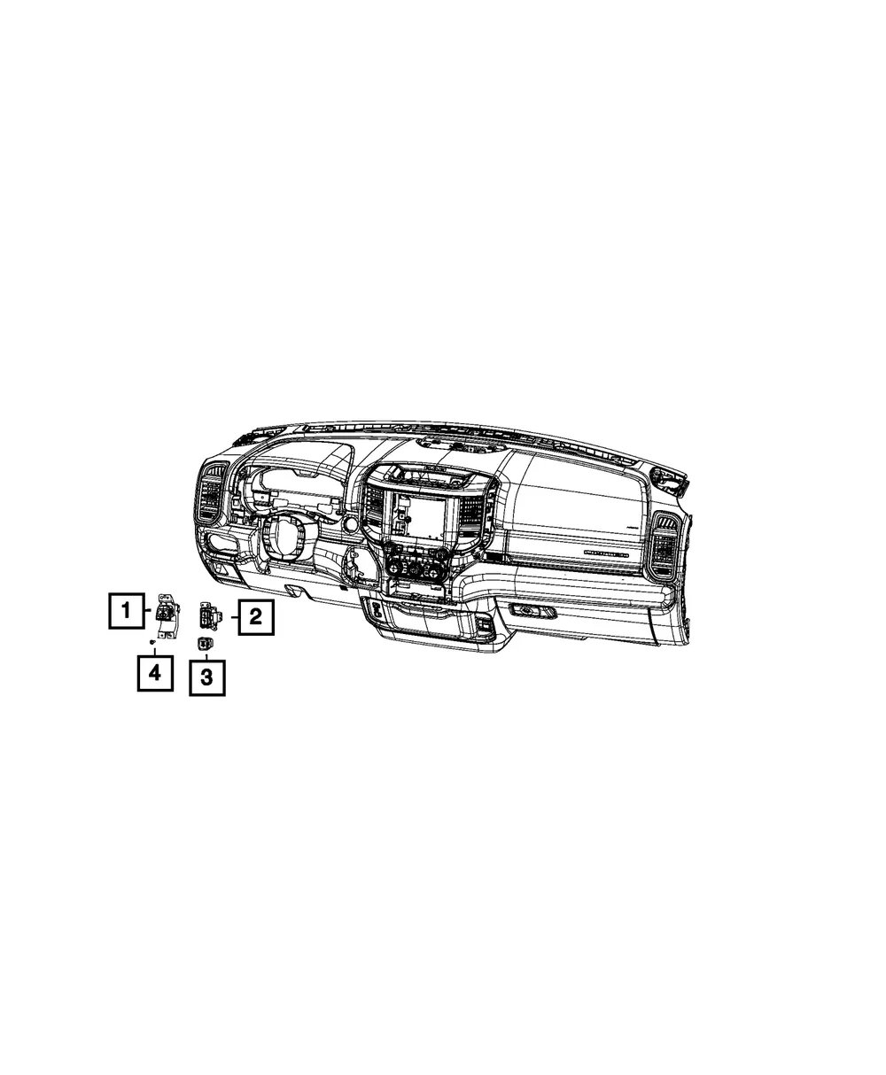 Adjustable Pedals Switch - Mopar (6em25tx7ab)
