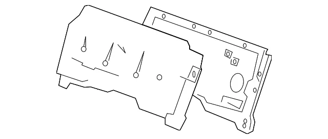 Instrument Cluster - Ford (6f2z10849bb)