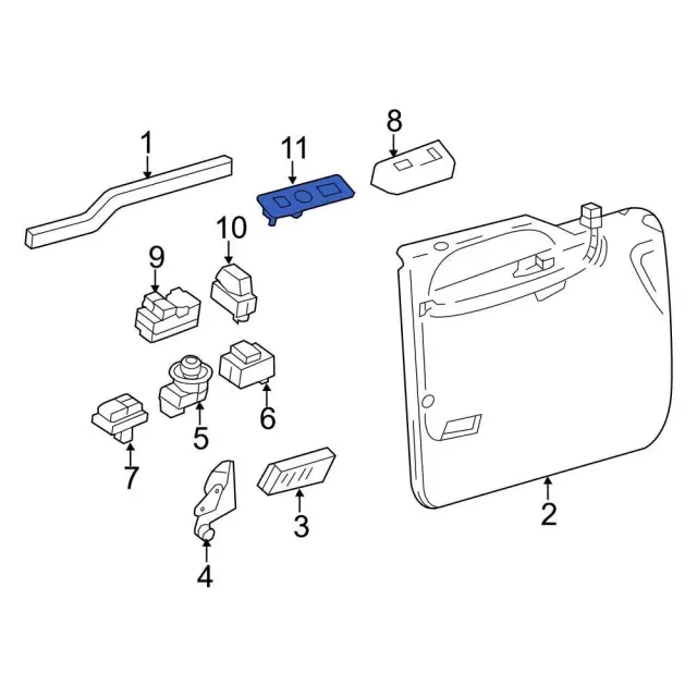 Switch Bezel - Ford (7C3Z-14525-TA)