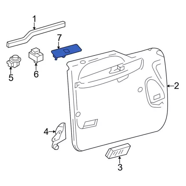 Switch Bezel - Ford (7C3Z-14525-TA)