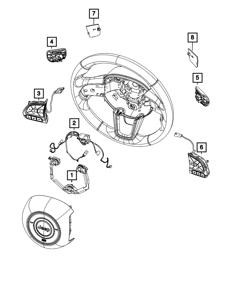 Speed Control Switch - Mopar (7CZ84SCSAE)