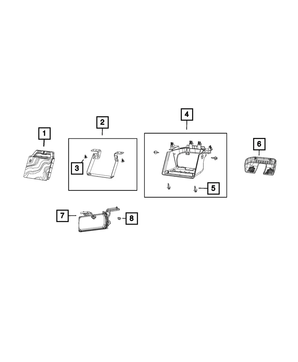 Sensor Cover - Mopar (7EU82TX7AB)