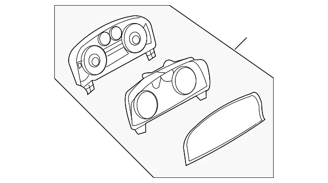 Instrument Cluster - Ford (7e5z10849f)