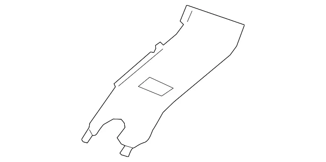 Black Windshield Multifunction Sensor Mount Bracket Cover Insert - GM (84049175)