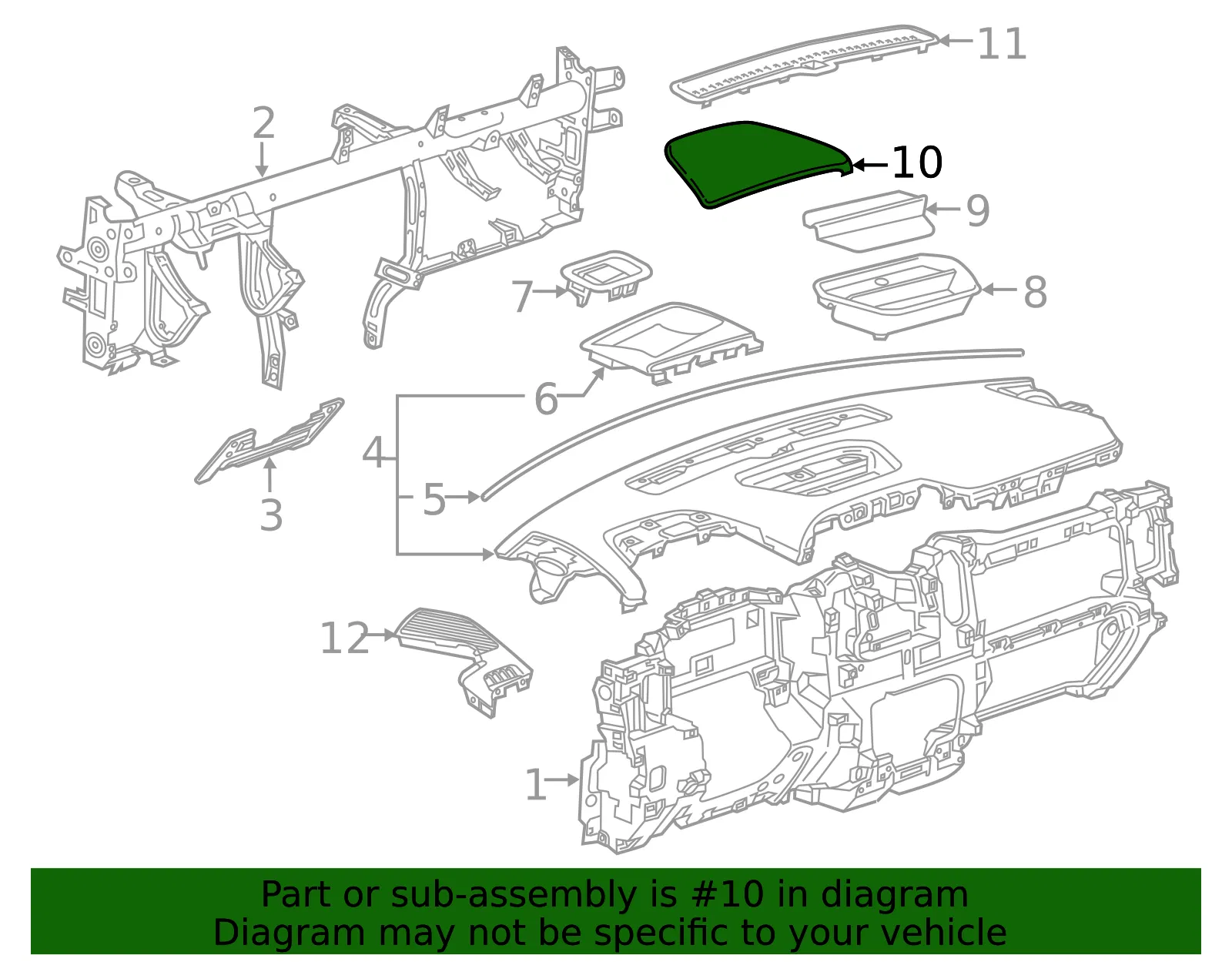 Cluster Visor - GM (84054791)
