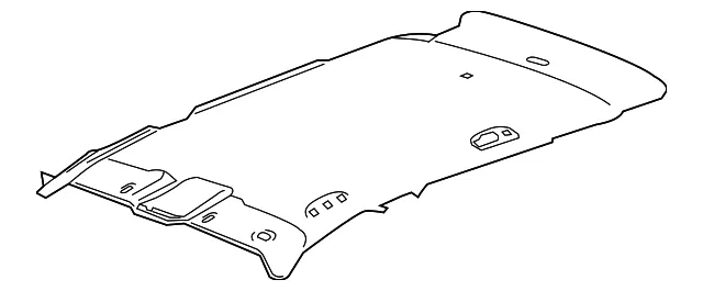 Light Neutral Headlining Trim Panel - GM (84061479)