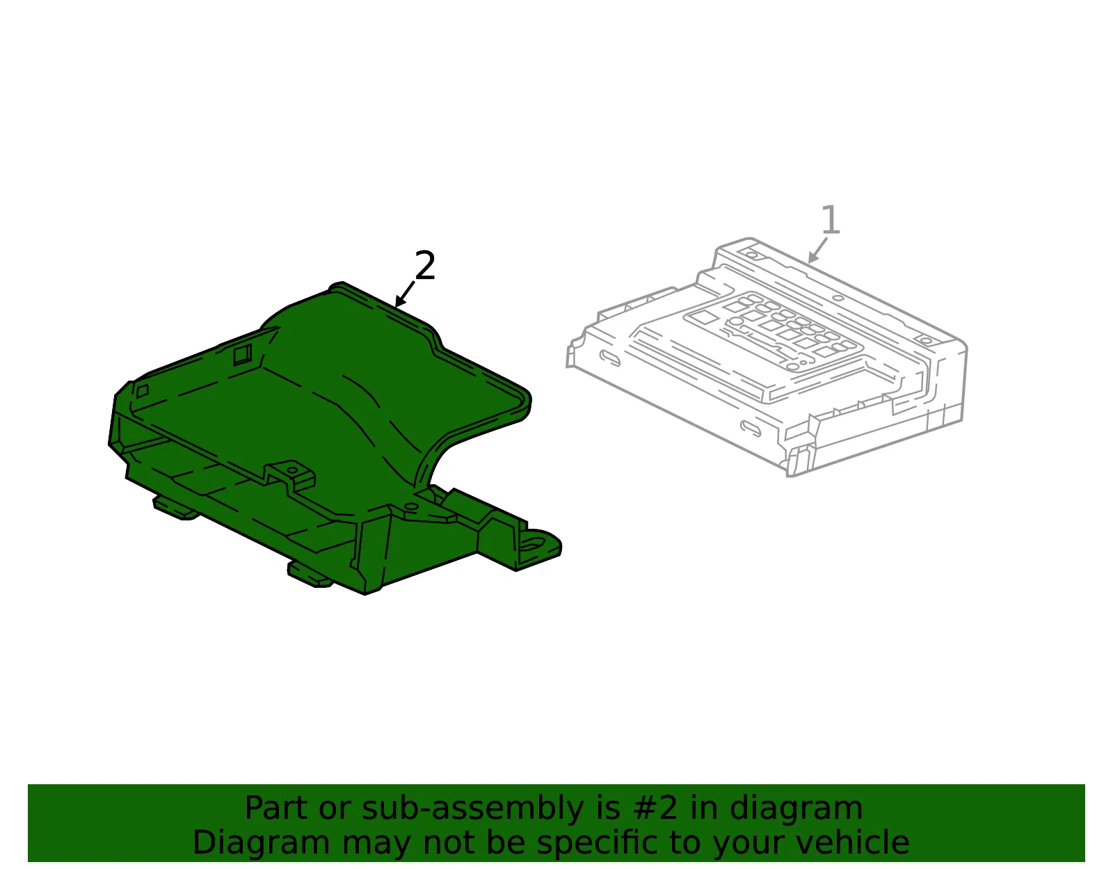 Body Control Module Bracket - GM (84066548)