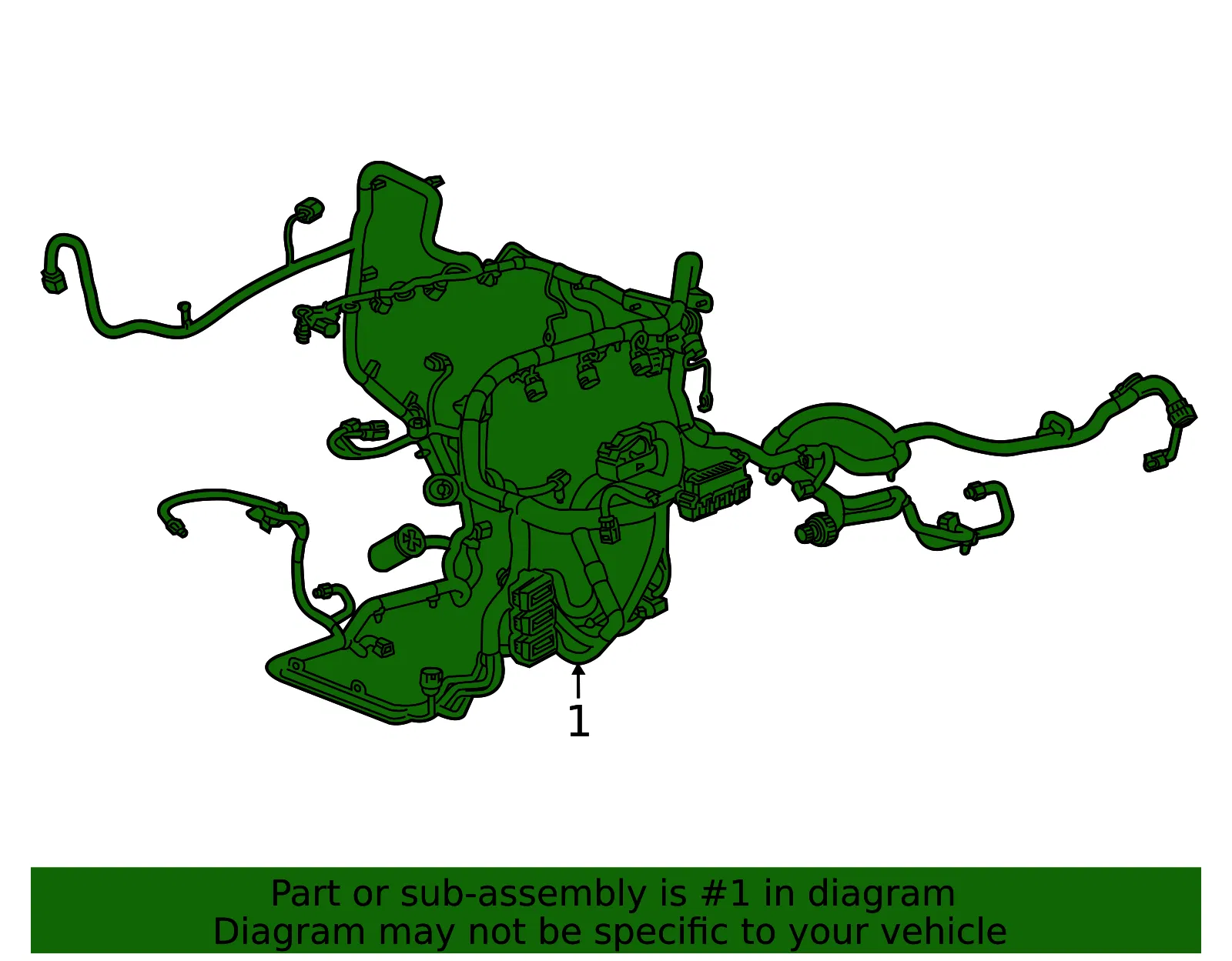 Engine Wiring Harness - GM (84080179)
