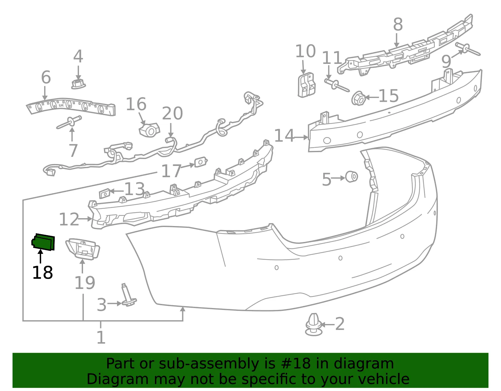Side Obstacle Detection Control Module - ACDelco (84087756)