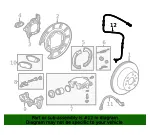 Rear Wheel Speed Sensor - GM (84099767)