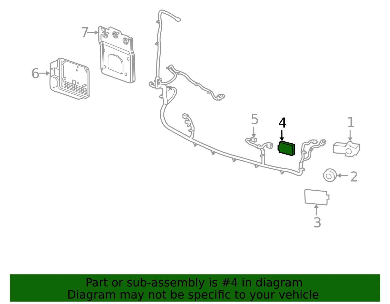Short Range Radar Sensor - GM (84112235)