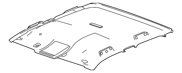Light Ash Gray Headlining Trim Panel - GM (84121453)
