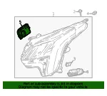 Headlamp LED Driver Module - GM (84124790)