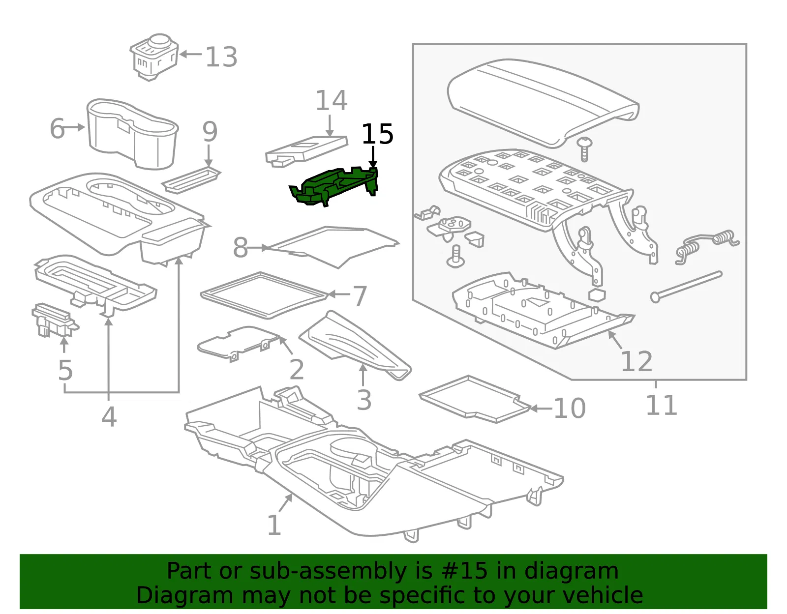 Wireless Charging System Module Bracket - GM (84136200)