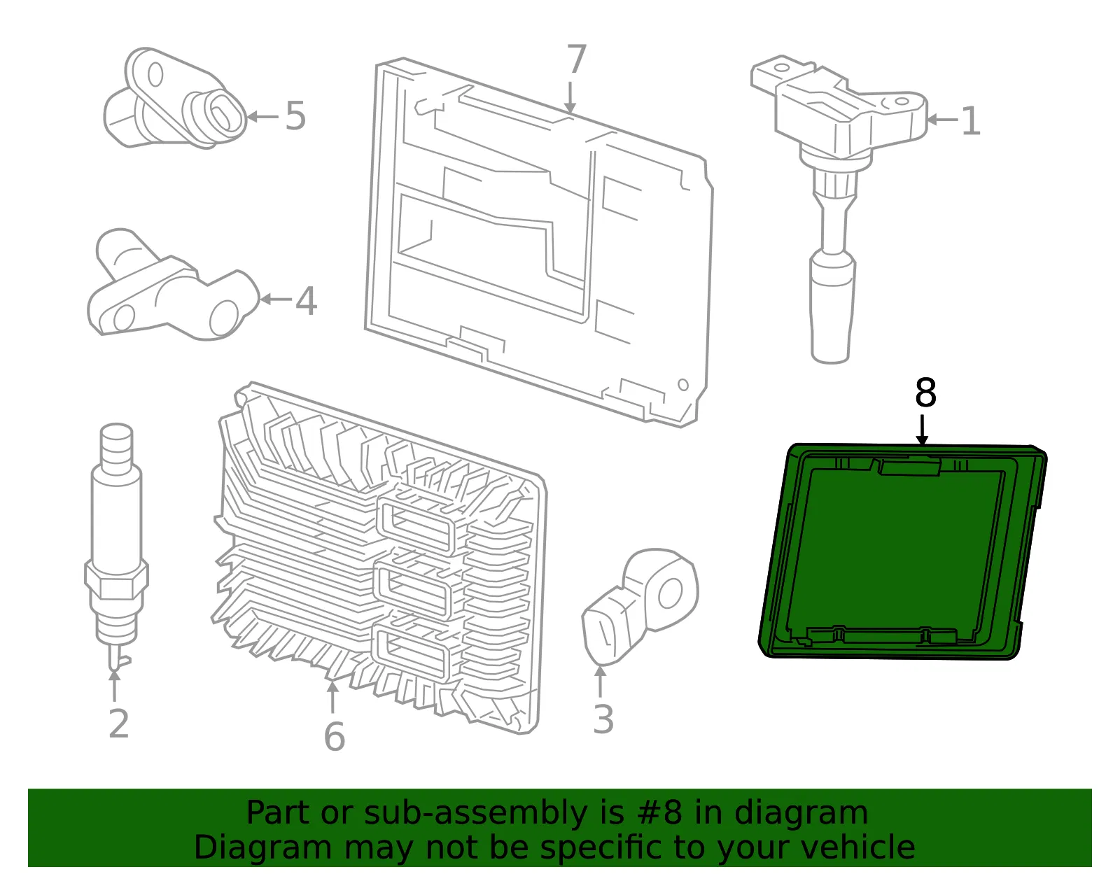 Engine Control Module Adapter - GM (84142954)