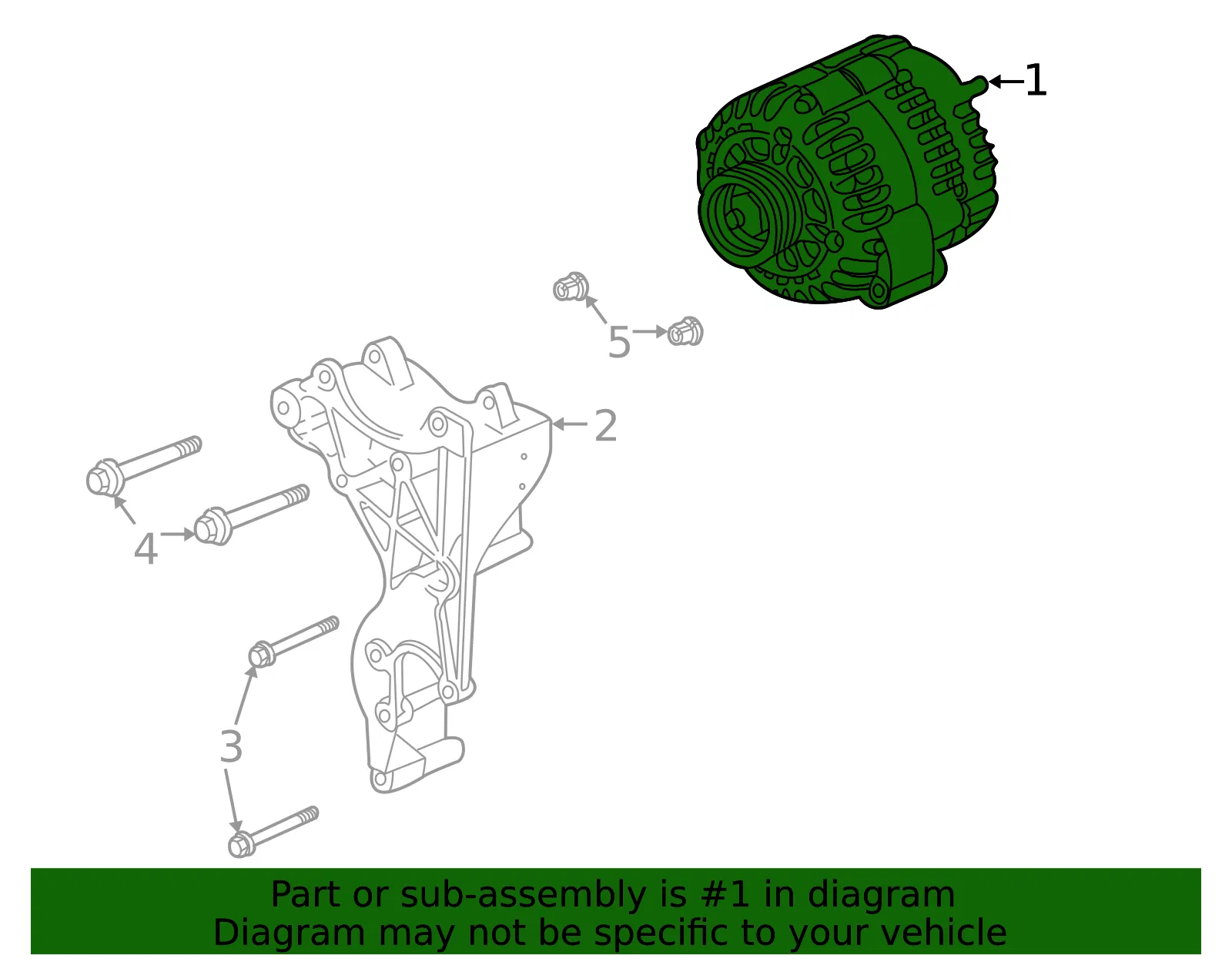 Alternator - ACDelco (84143539)