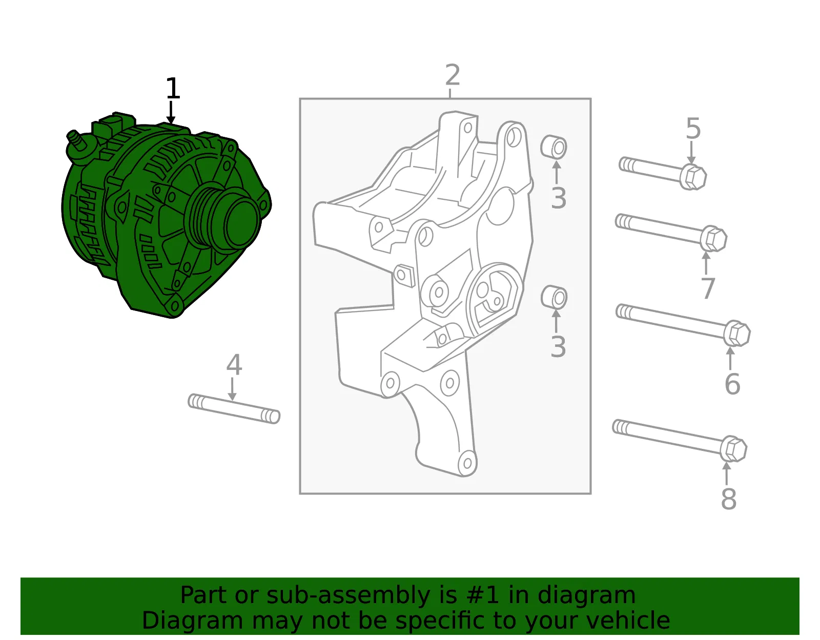 Alternator - ACDelco (84143540)