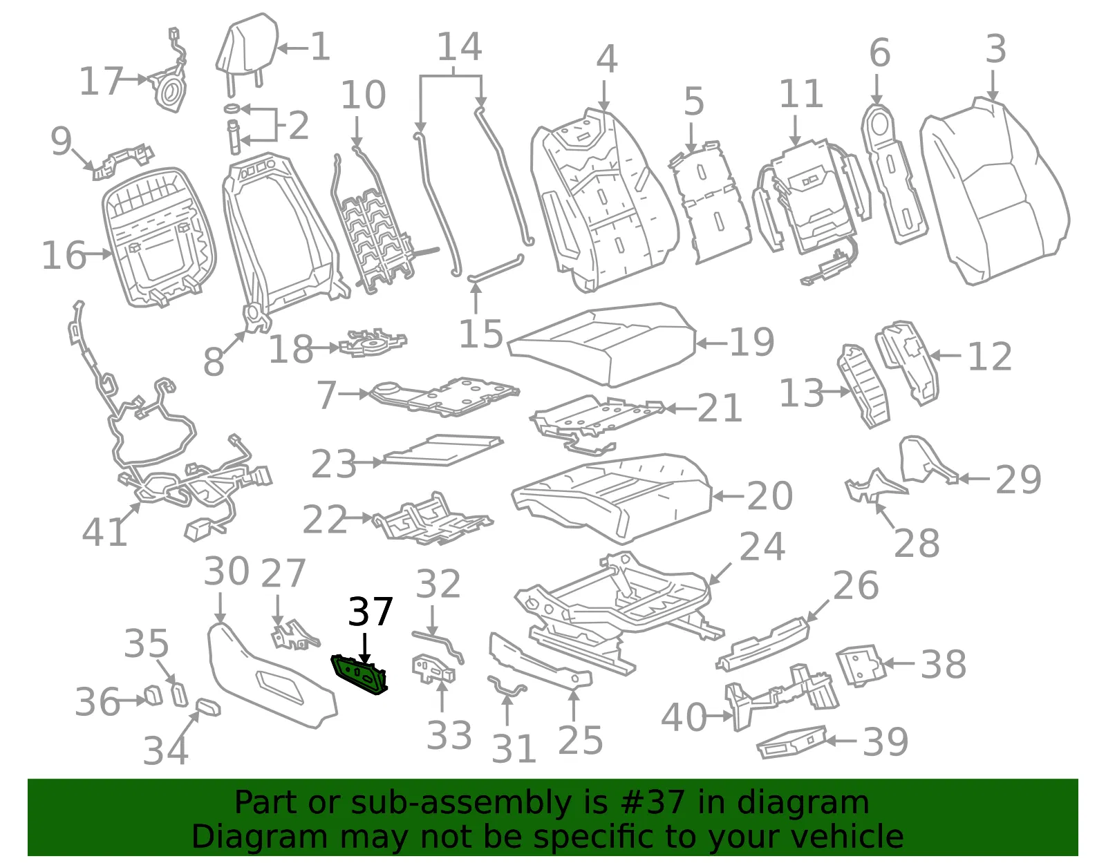 Switch Bezel - GM (84172831)