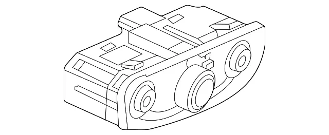 Black Headlamp Switch - GM (84192541)