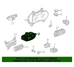 Black Headlamp Switch - GM (84192541)