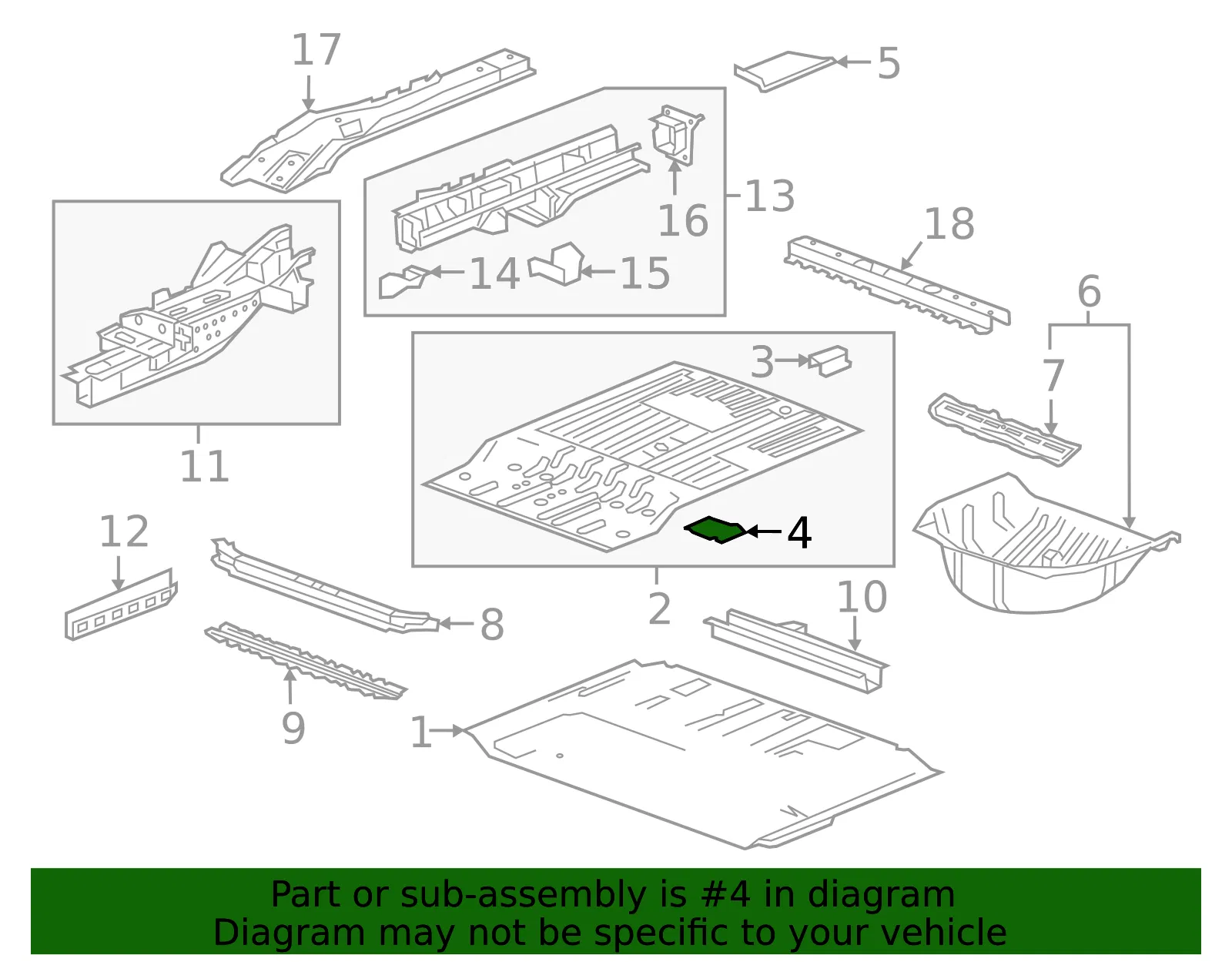 Fuel Pump Driver Module Bracket - GM (84293167)