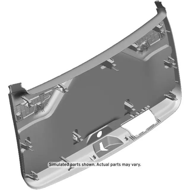 Light Ash Gray Liftgate Lower Trim Finish Panel - GM (84293748)