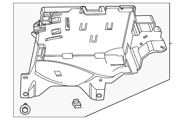 Engine Control Module Bracket - GM (84294002)