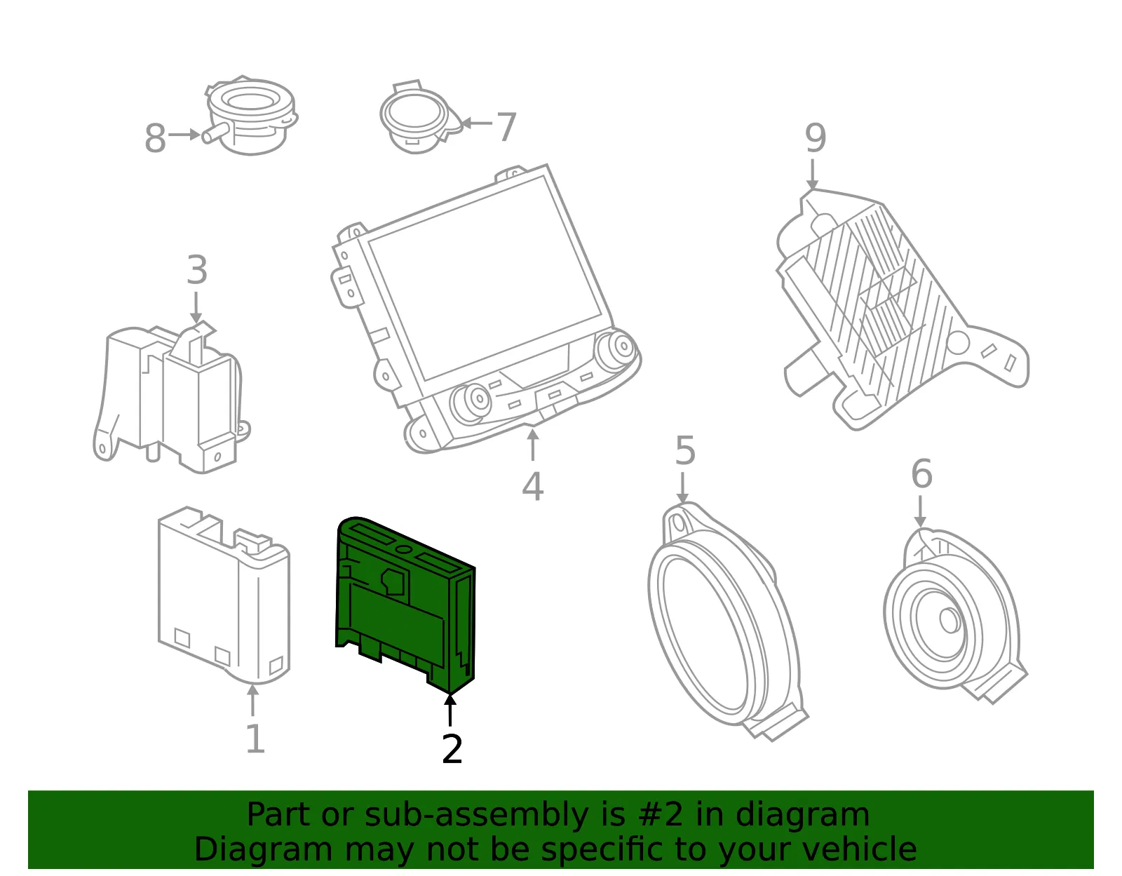 Human Machine Interface Control Module Bypass Module - GM (84307902)