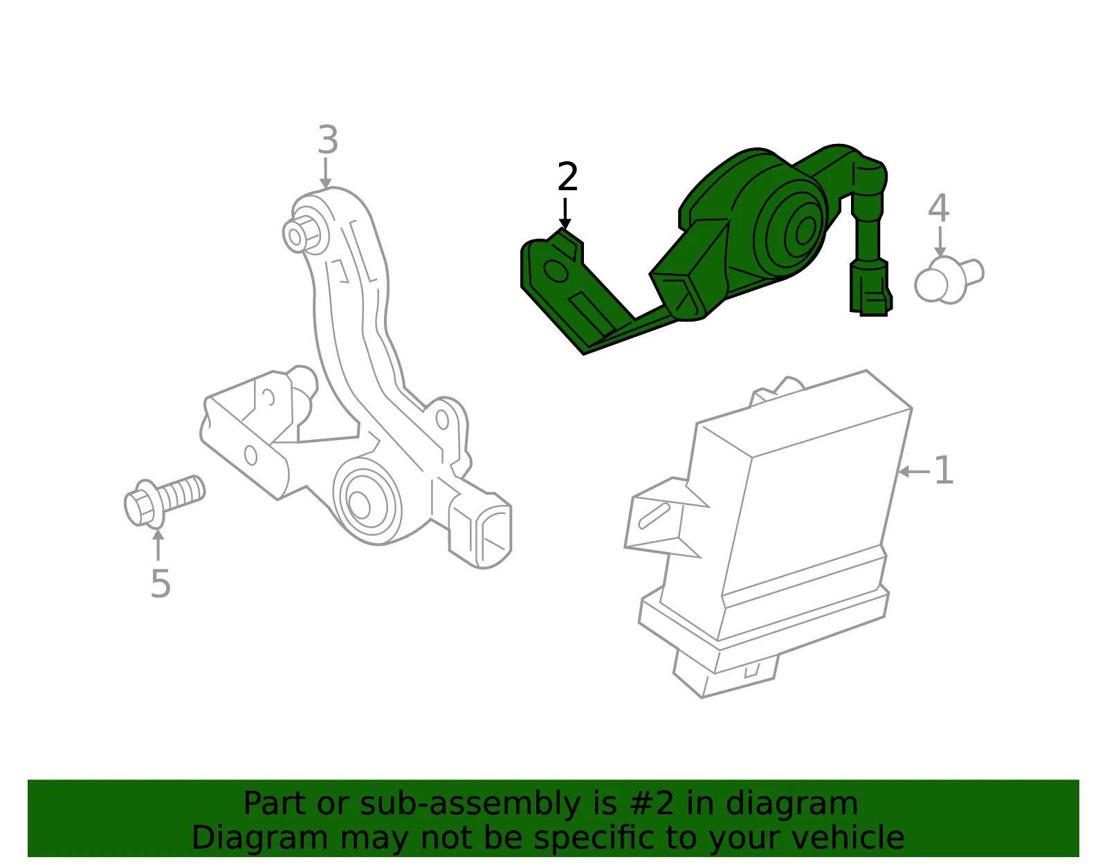 Height Sensor - GM (84368165)