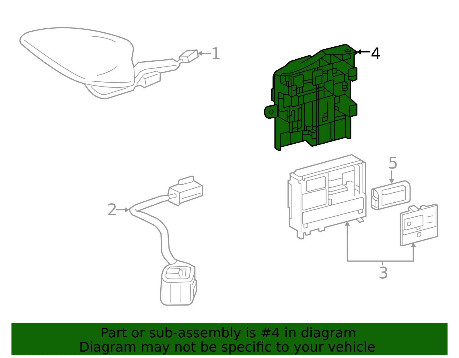 Communication Interface Module Bracket - GM (84375201)