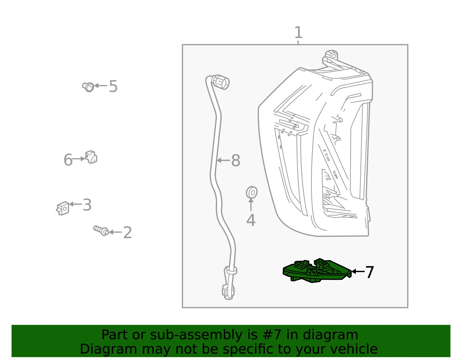 Lamp Bracket - GM (84394696)