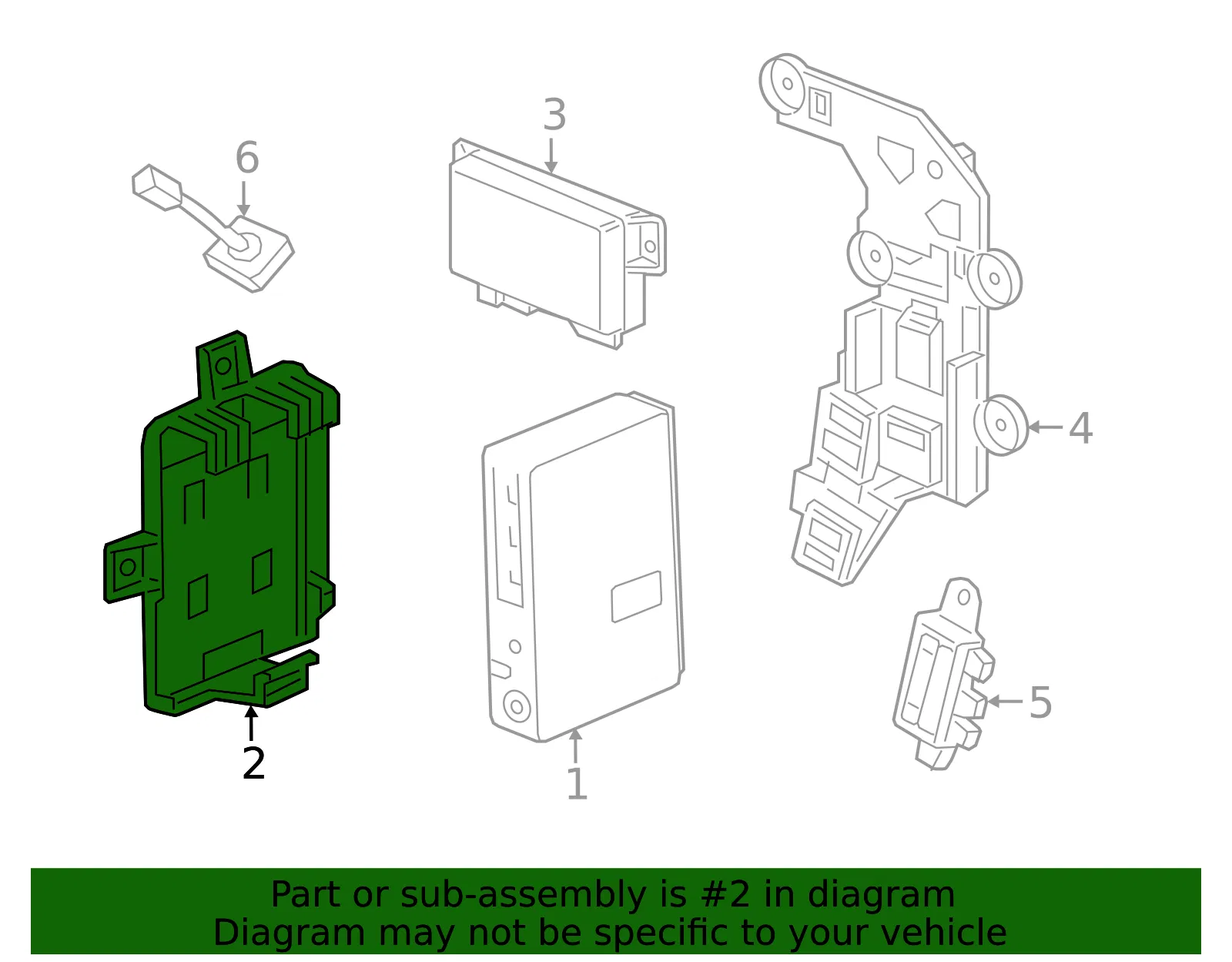 Communication Interface Module Bracket - GM (84434784)