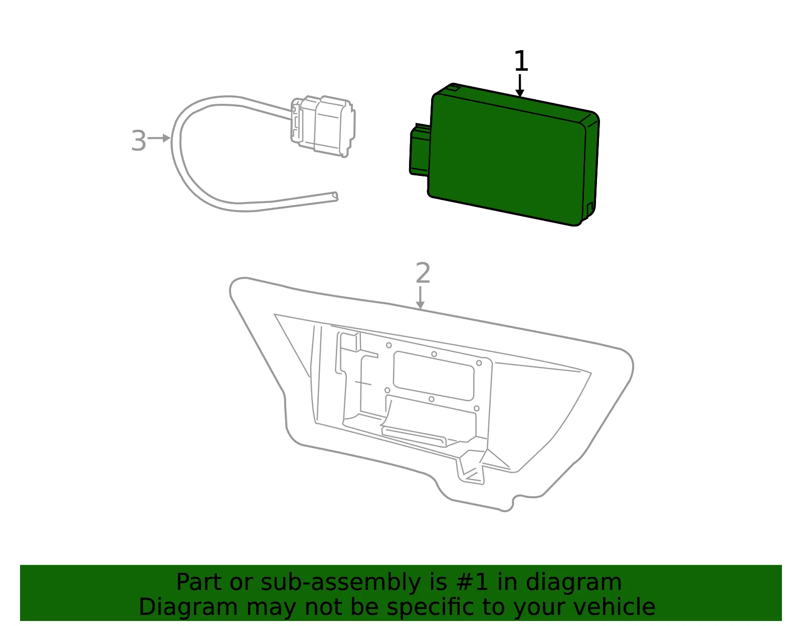 Side Obstacle Detection Control Module - ACDelco (84440529)