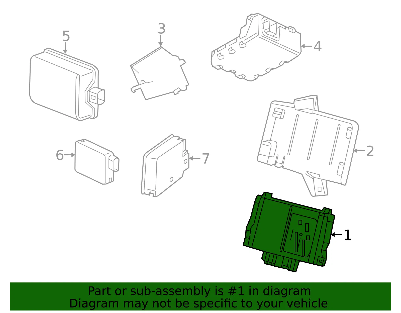 Active Safety Control Module - GM (84442126)
