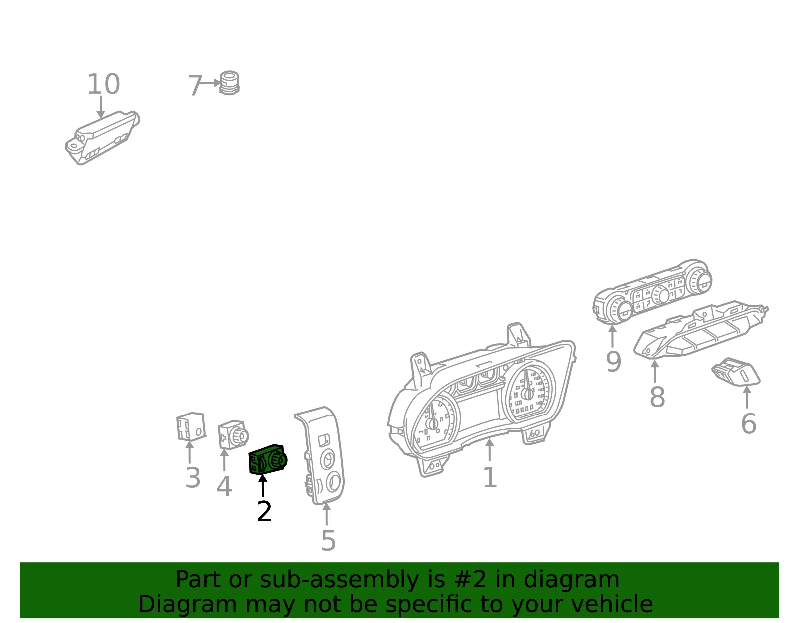 Headlamp Switch - ACDelco (84448512)