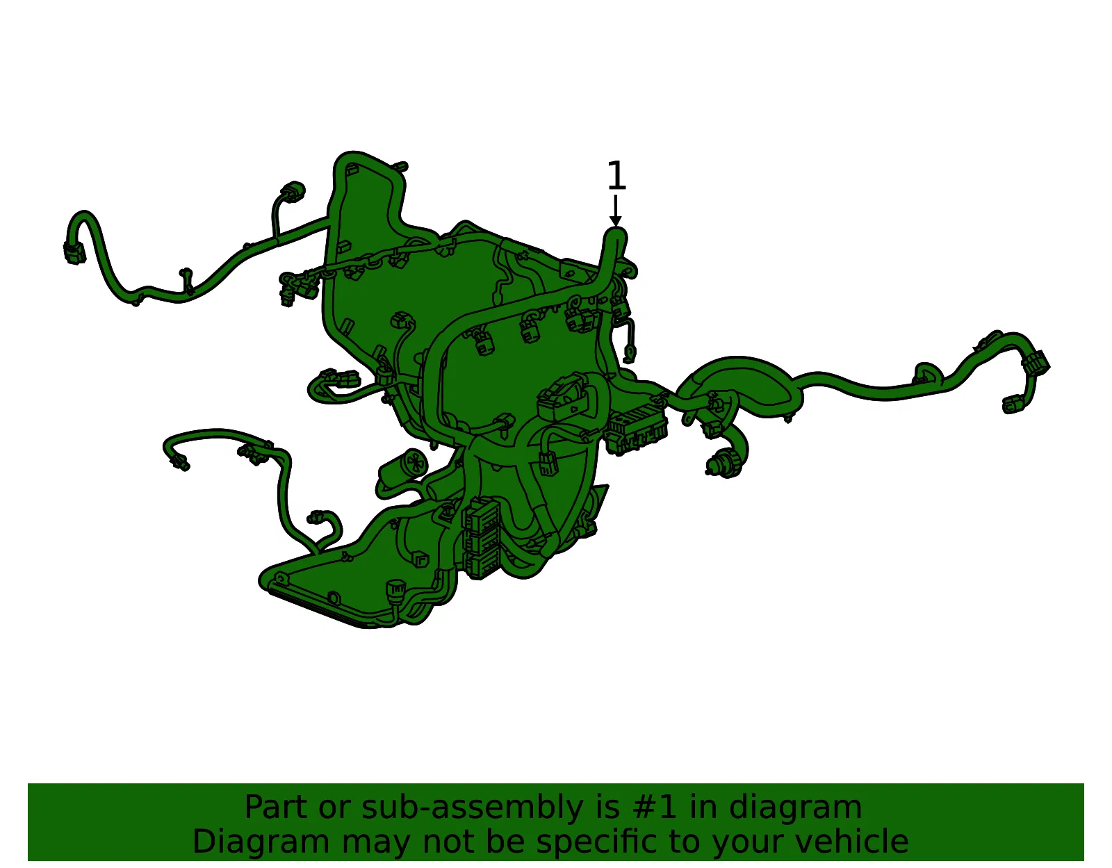 Engine Wiring Harness - GM (84452207)