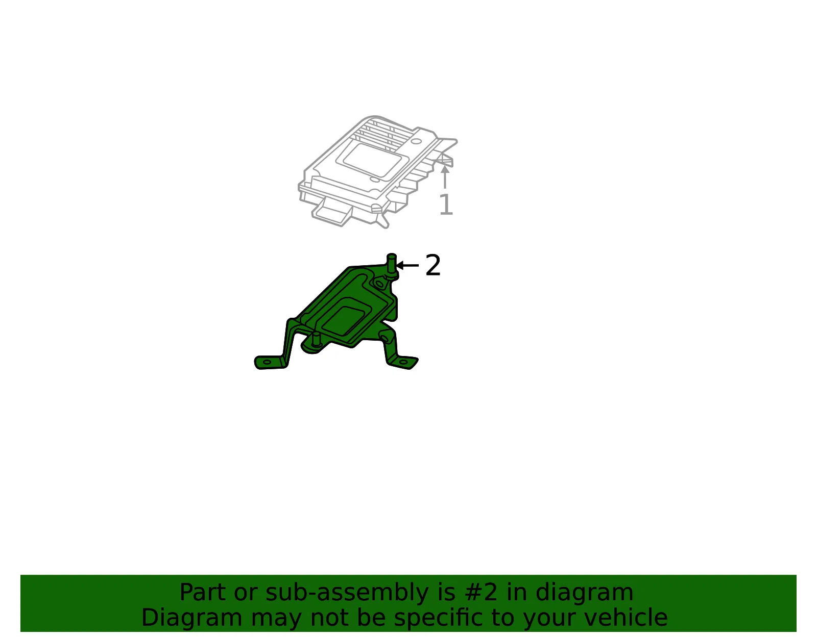 Video Processing Module Bracket - GM (84479280)
