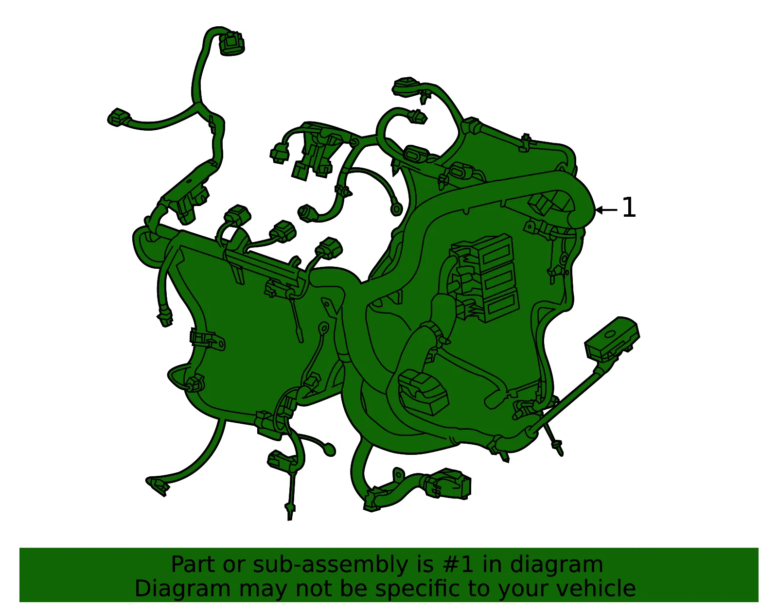 Engine Wiring Harness - GM (84485633)