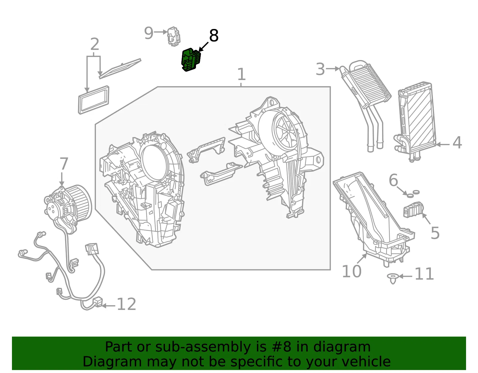 Blower Motor Control Module - GM (84488485)