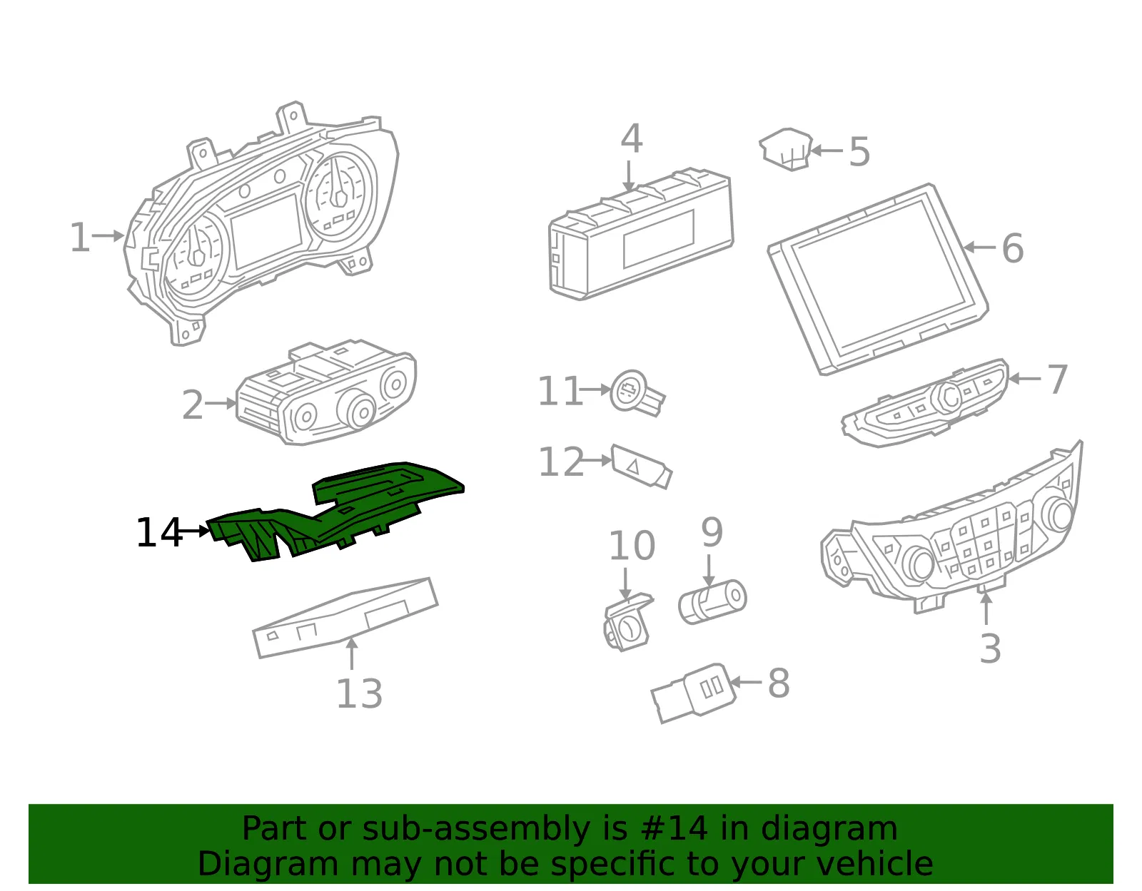 Wireless Charging System Module Bracket - GM (84500300)