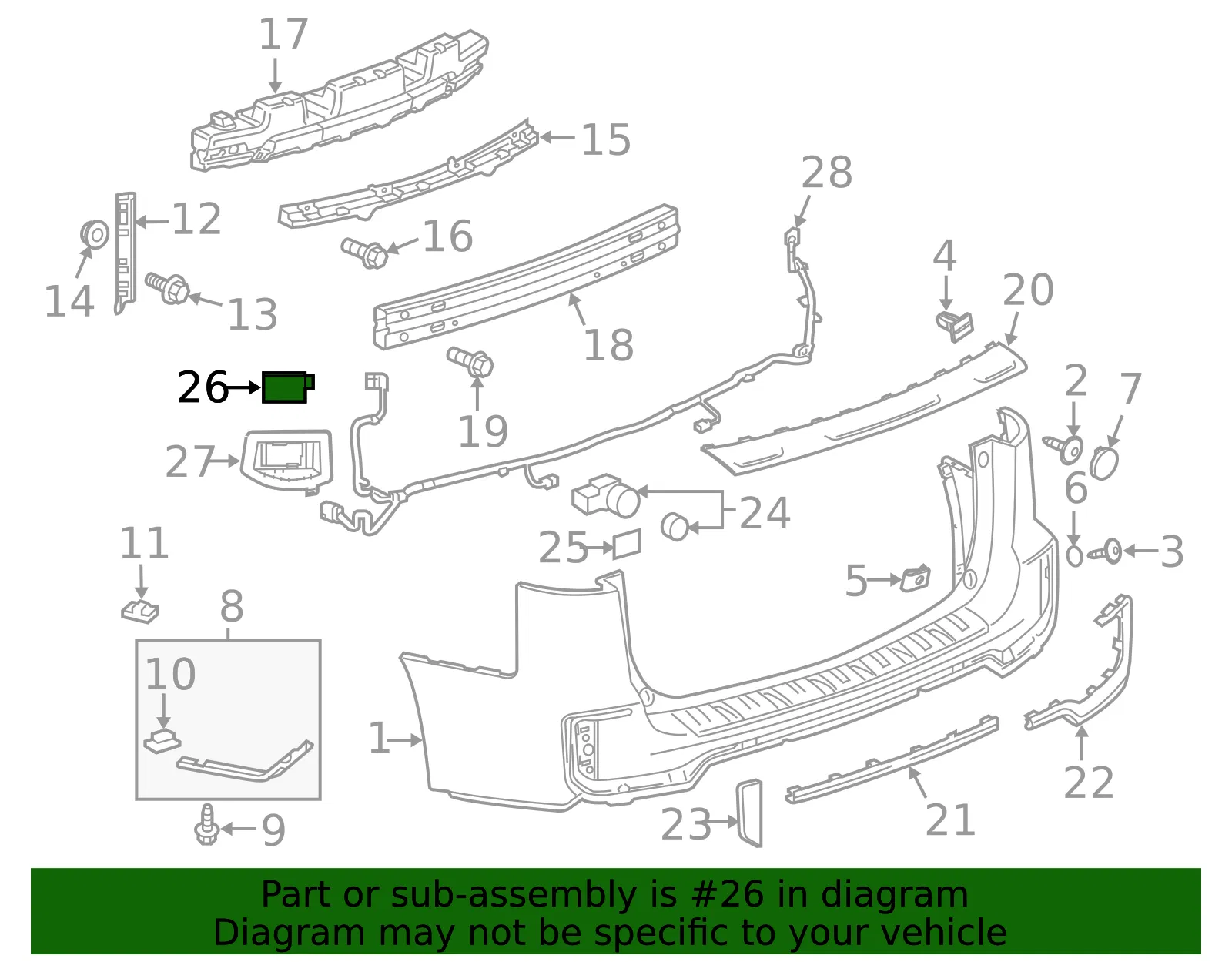 Side Obstacle Detection Control Module - GM (84525874)