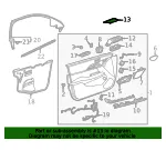 Switch Panel Cap - GM (84532390)