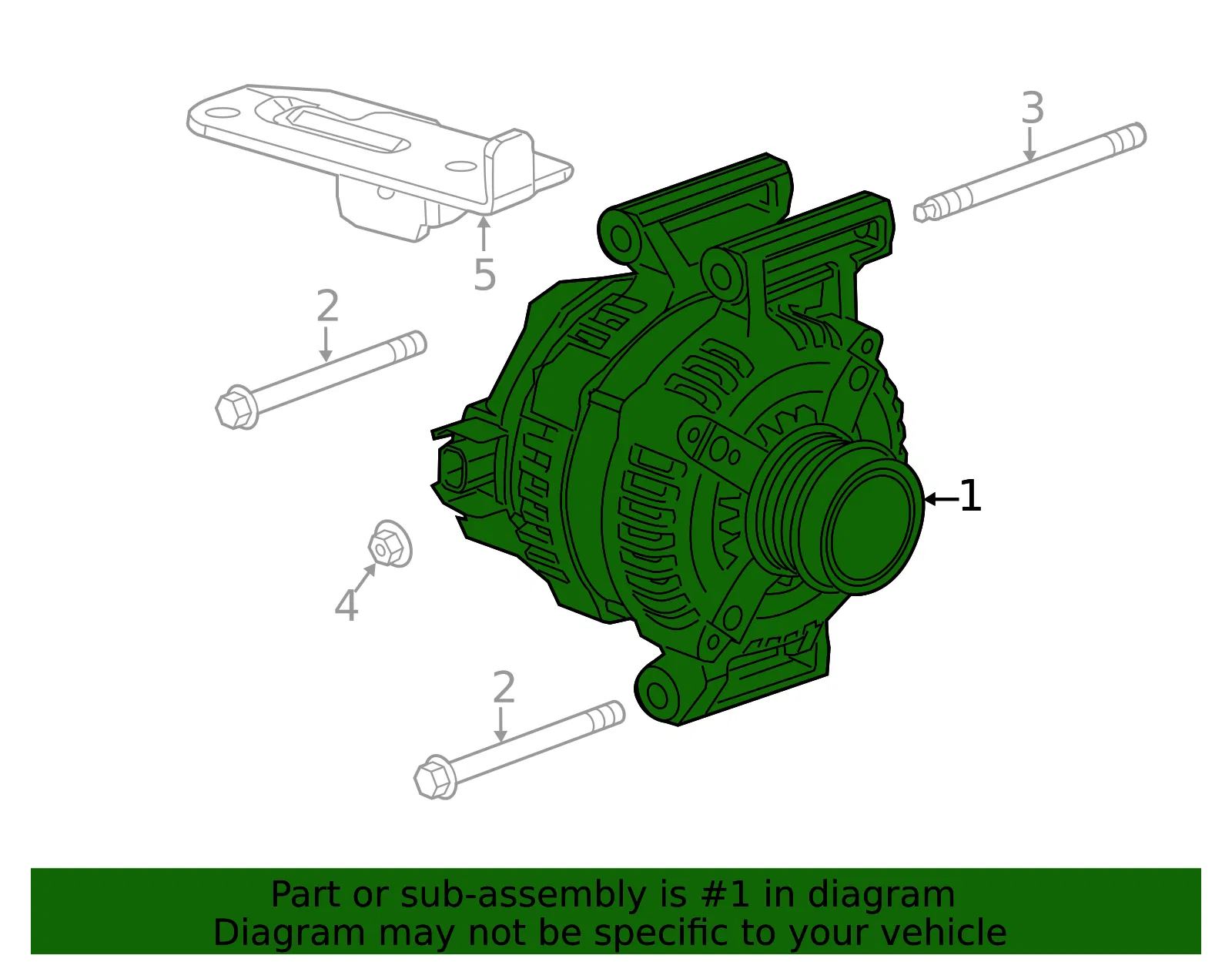 Alternator - GM (84542721)