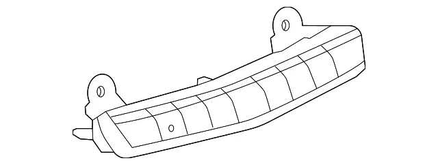 Black Hazard Warning Switch - GM (84544722)