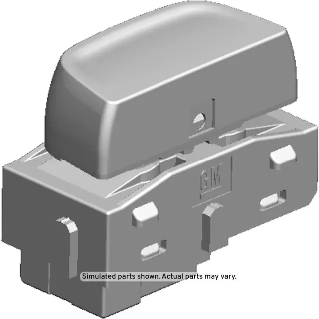 Black Driver Side Door Lock Switch - GM (84595721)